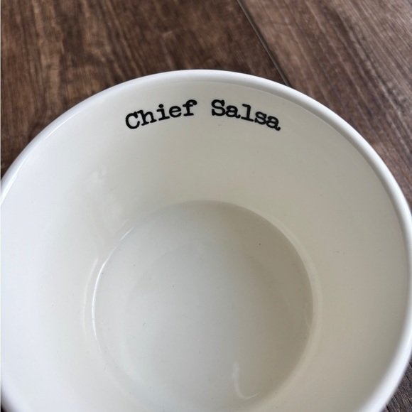 47th & Main Football Themed Ceramic Serveware Guacamole & Salsa Bowls KC Chiefs - Picture 3 of 5